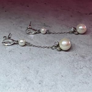 COPY - Handmade Silver Plated & Amethyst Teardrop Pierced Earrings